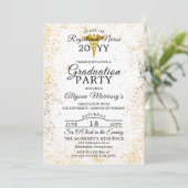 Gold Flecks Fotoverpleegschool | Med Afstuderen Kaart (Staand voorkant)