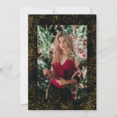 Gold Flecks Fotoverpleegschool | Med Afstuderen Kaart (Achterkant)