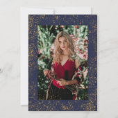 Gold Flecks Fotoverpleegschool | Med Afstuderen Kaart (Achterkant)