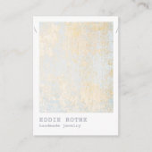 Gold Flecks Ketting Display Visitekaartje (Voorkant)