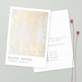 Gold Flecks Ketting Display Visitekaartje