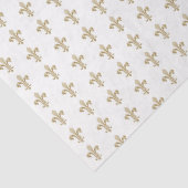 Gold Fleur de Lis French Heraldic Pattern  Tissuepapier (Detail)