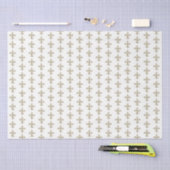 Gold Fleur de Lis French Heraldic Pattern Tissuepapier (Craft)