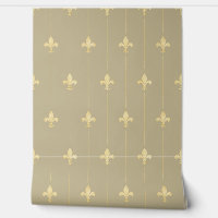 Gold Fleur-de-Lis Latte (kleinschalig)
