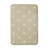 Gold Fleur-de-Lis Lichtbruin Badmat (Voorkant Verticaal)