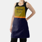 Gold Fleur-de-lis Persoonlijk Apron Schort (Insitu)