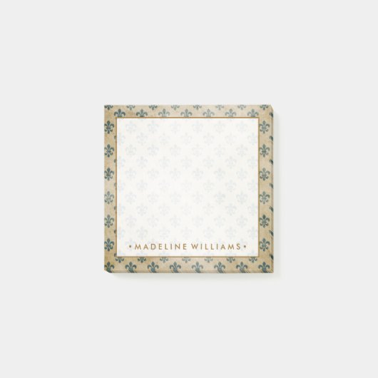 Gold Fleur-De-Lis Post-it® Notes (Voorkant)