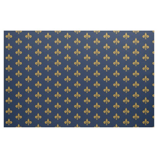 Gold Fleur de Lis Stof (Yard (91,4 cm))