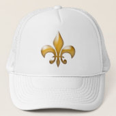 Gold Fleur de Lis Trucker Pet (Voorkant)