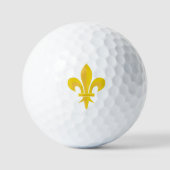 Gold Fleur de lys Golfballen (Voorkant)