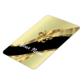 Gold fleur de lys op maat magneet (Linkerzijde)