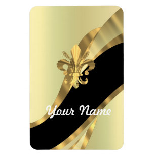 Gold fleur de lys op maat magneet