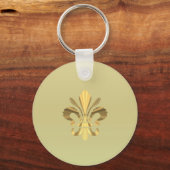 Gold fleur de lys sleutelhanger (Voorkant)