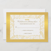 Gold Flora Bliss-reactiekaart Kaart (Voorkant)