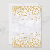 Gold Floral 60th Birthday Silver Glam Lights Kaart (Achterkant)