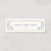 Gold Floral Boho | Visitekaartje | Fotografie (Achterkant)