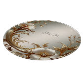 Gold Floral Cutting Board Snijplank (Hoek)