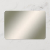 Gold Floral Detail Informatiekaartje (Achterkant)