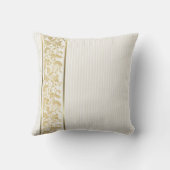 Gold Floral Elegance 50th Wedding Jubileum Kussen (Achterkant)