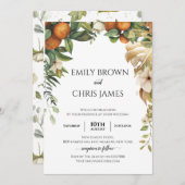 Gold Floral | Elegant Eucalyptus Greenery Kaart (Voorkant / Achterkant)