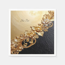 Gold Floral Embellishments