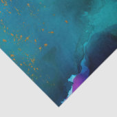  Gold Floral Grunge Harlequin Damask Tissuepapier (Detail)