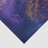  Gold Floral Grunge Harlequin Damask Tissuepapier (Detail)