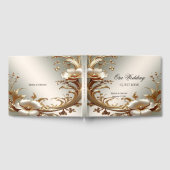 Gold Floral Guest Book Gastenboek (Volledig)