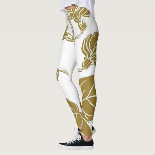 Gold Floral Leggings (Links)