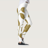 Gold Floral Leggings (Rechts)