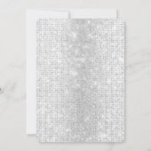 Gold Floral Lijst bruiloft uitnodiging (Achterkant)