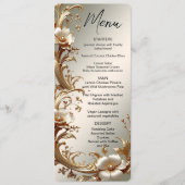 Gold Floral Menu (Voorkant)