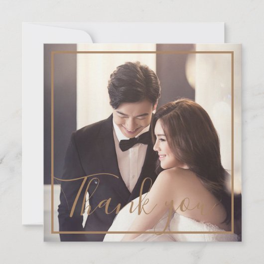 Gold Floral Metallic Arrangement Weddenschap Harte (Voorkant)