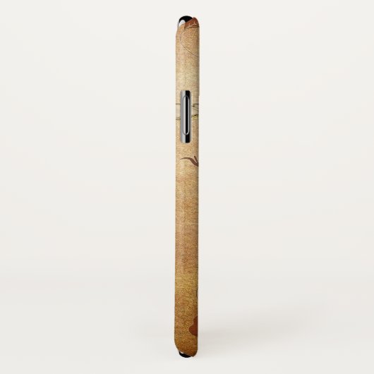  Gold Floral op maat Case-Mate iPhone Case (Achterkant / rechts)