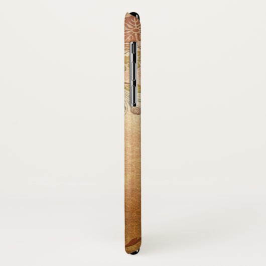  Gold Floral op maat Case-Mate iPhone Case (Achterkant/links)