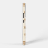 Gold Floral Pattern Samsung Galaxy Hoesje (Rechterkant)