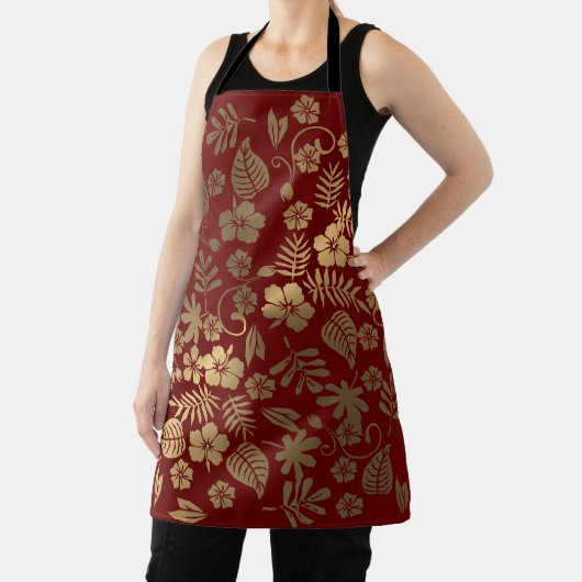 Gold Floral Schort (Insitu)