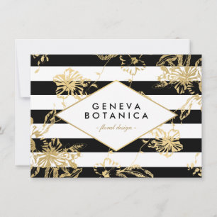 "Gold Floral Striped"-certificaat