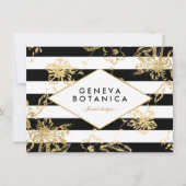  "Gold Floral Striped"-certificaat (Voorkant)