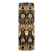 Gold Floral Thermal Tumbler Thermosbeker (Achterkant)