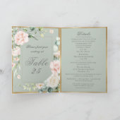 Gold Floral Waterverf Romantic Wedding (Binnen)
