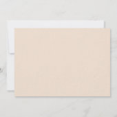 Gold Floral Wedding Invitations Kaart (Achterkant)