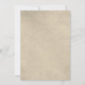 Gold Floral Womans Mannen 30th Birthday Party Invi Kaart (Achterkant)