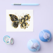 Gold Flower Butterfly met Black Orchid Flyer (Enkel)
