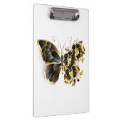Gold Flower Butterfly met Black Orchid Klembord (Rechts)