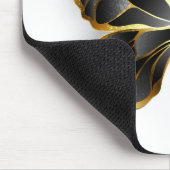 Gold Flower Butterfly met Black Orchid Muismat (Hoek)