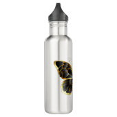 Gold Flower Butterfly met Black Orchid Waterfles (Links)