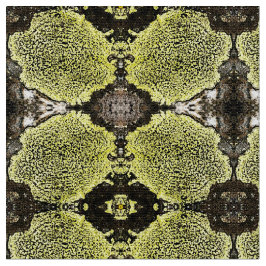 Gold Flower Fabric Stof