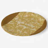 Gold Flower Petal Paper Bord (Gekanteld)