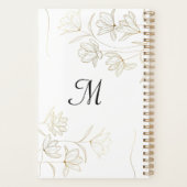 Gold Flower PHOTO Wedding Planner (Achterkant)